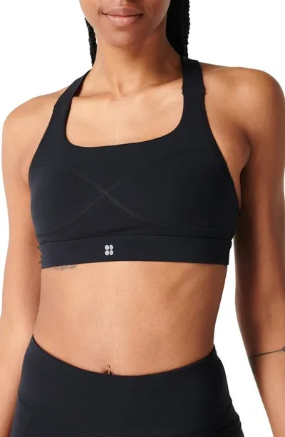 Sweaty Betty Power Medium Impact Sports Bra In Black