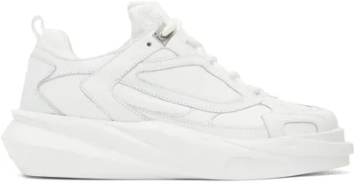 Alyx Mono Hiking Sneaker White Leather Lace-up Low Senaker - Mono Hiking Sneaker