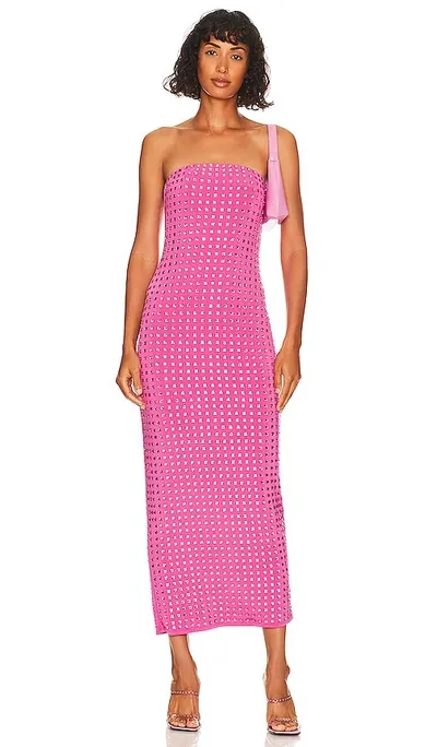 Nbd James Midi Dress In Pink