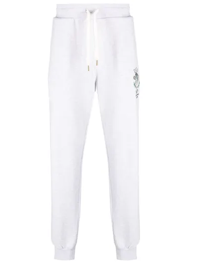 Casablanca Casa-way Embroidered-detail Sweatpants In White