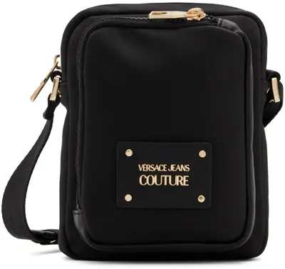 Versace Jeans Couture Black Couture 1 Messenger Bag In E899 Black