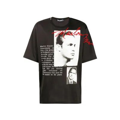 Dolce & Gabbana Cotton T-shirt In Black