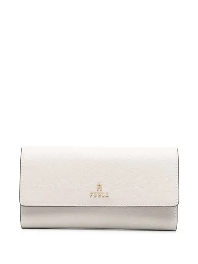 Furla Logo-plaque Continental Wallet In Pink