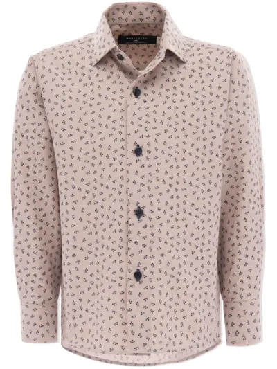 Moustache Dandelion-print Dress Shirt In Nude