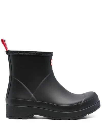 Hunter Commando Waterproof Chelsea Boot In Black