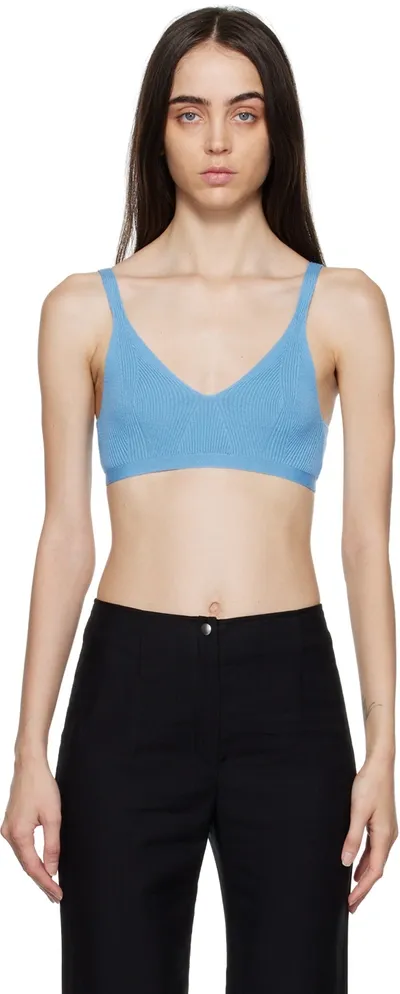 Remain Birger Christensen Blue Gunilla Bra In 17-4139 Azure Blue