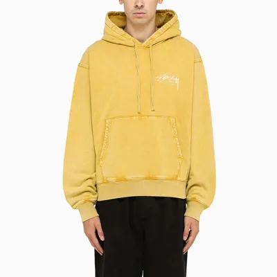 Stussy Yellow Cotton Hoodie