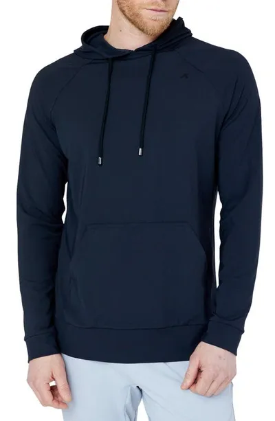 Redvanly Larkin Stretch Golf Hoodie In Tuxedo