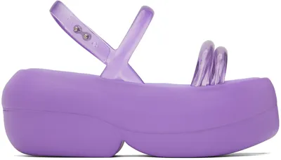 Melissa Airbubble Platform Sandal In Purple, Women's At Urban Outfitters