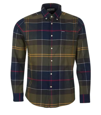 Barbour Edderton Tartan Blue Green Shirt