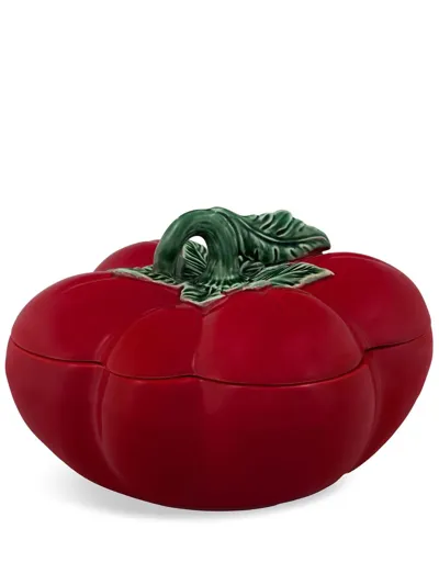 Bordallo Pinheiro Tomate Soup Tureen In Red