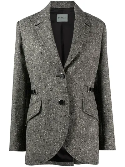 Durazzi Milano Single-breasted Blazer In Grey