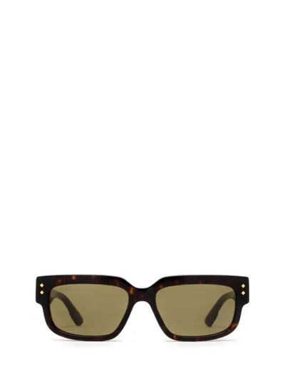 Gucci Eyewear Rectangular Frame Sunglasses In Multi