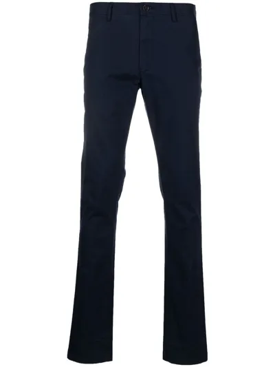 Michael Kors Slim Chinos In Blue