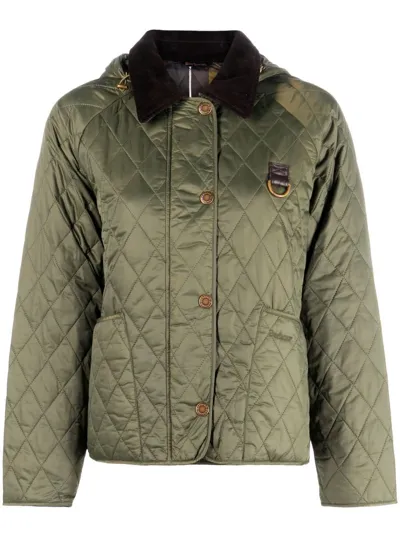 Barbour Tobymory Quilted Jacket In Grün