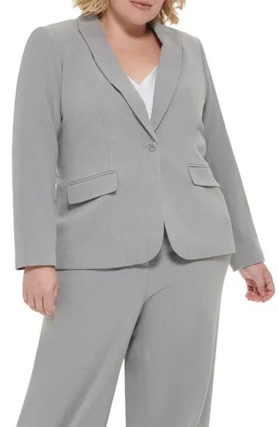 Calvin Klein Peak Lapel Blazer In Tin