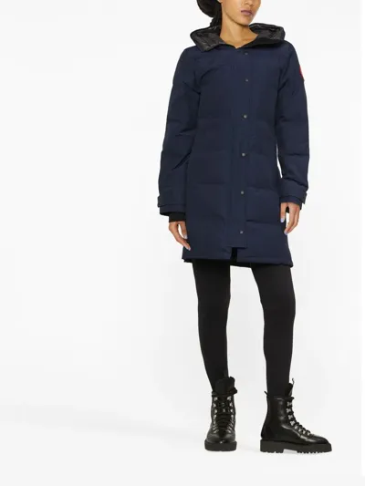 Canada Goose Shelburne Parka Coat In Blue