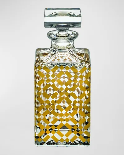 Vista Alegre Pombalino Whisky Decanter In Gold