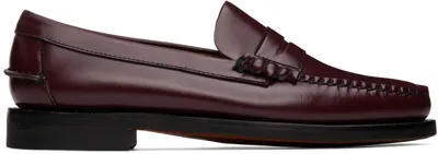 Sebago Slip-on Leather Loafers In Black