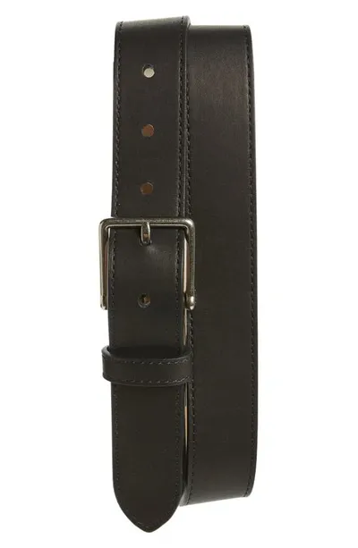 Shinola Leather Belt In Black