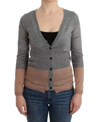 Costume National Lightweight Cardigan In Gray