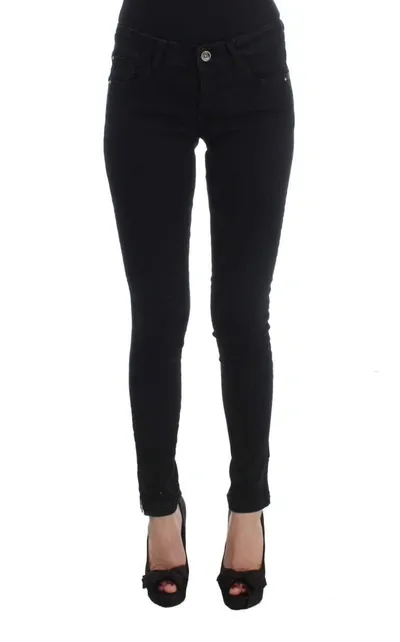 Costume National C'n'c  Cotton Slim Fit  Jeans In Black