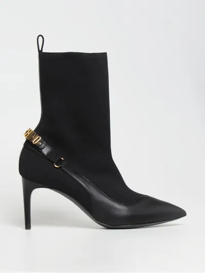 Moschino Couture Heeled Ankle Boots  Women In Black