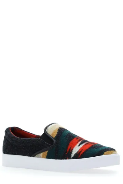 Junya Watanabe Man Round Toe Slip In Multi