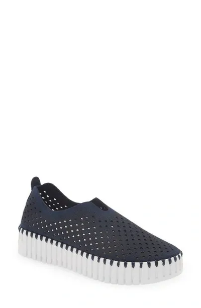 Ilse Jacobsen Tulip Sneaker In Dark Indigo