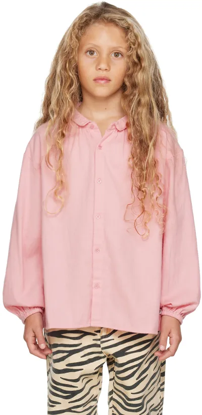 Maed For Mini Kids Pink Sappy Salmon Shirt