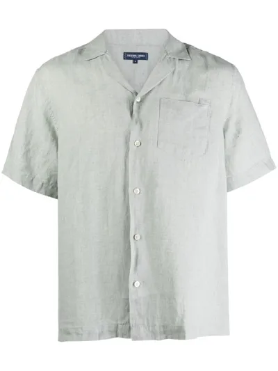 Frescobol Carioca Angelo Patch-pocket Shirt In Green