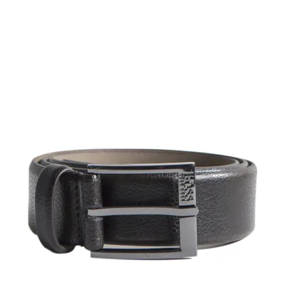 Hugo Boss Men's Garney Leather Belt In Black