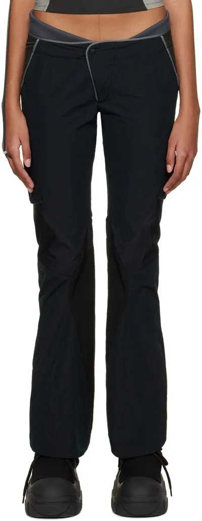 Hyein Seo Black Low Rise Trousers