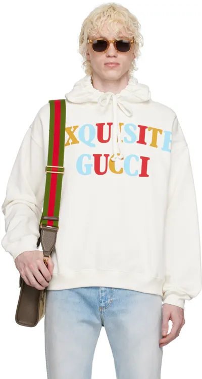 Gucci Exquisite  Characters Sweatshirt In White