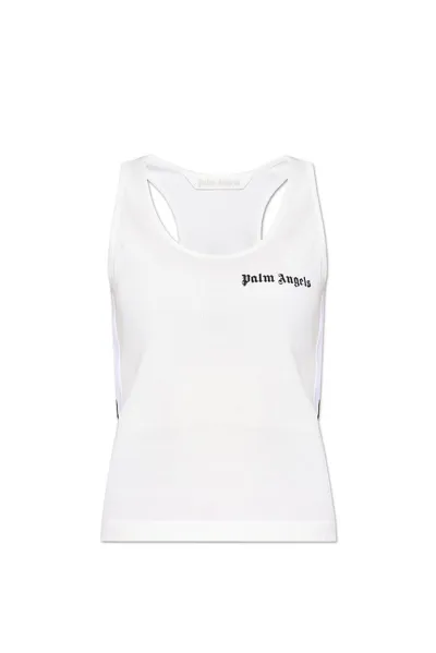 Palm Angels Logo In White