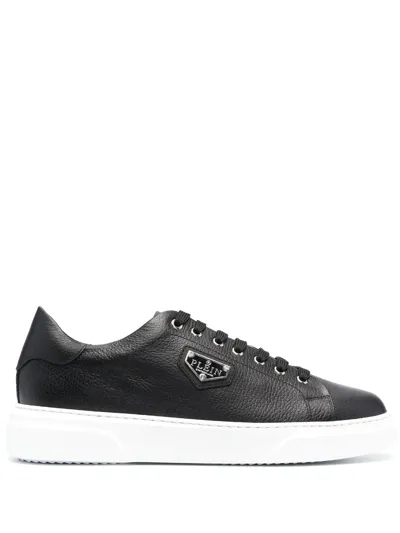 Philipp Plein Logo Low-top Sneakers In Blue