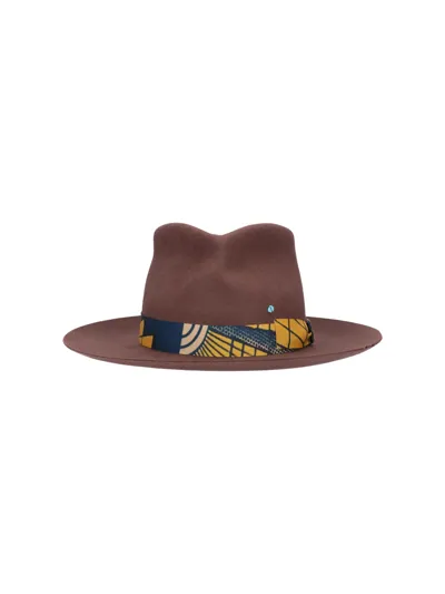 Superduper X Lorenzo Jovanotti 'bouganville' Hat In Marrone