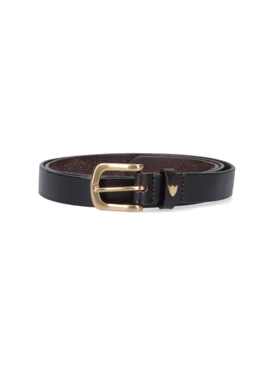 Htc Leather Belt In Brown