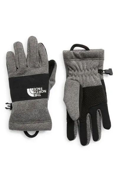 The North Face Inc Kids' Sierra Etip™ Gloves In Tnf Medium Grey Heather