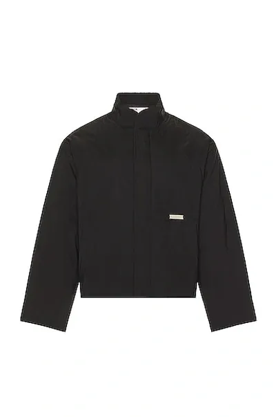 C2h4 Black Staff Uniform Streamline Jacket In Techno Black