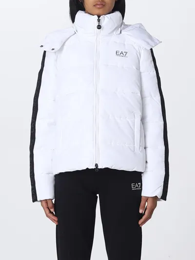 Ea7 Jackets  Women Color White