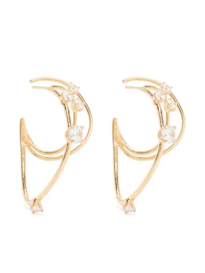 Panconesi Constellation Hoop Earrings In Metallic