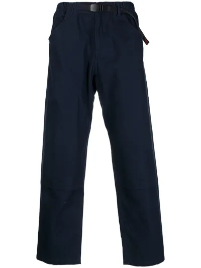 Gramicci Mid-rise Straight-leg Trousers In Blue