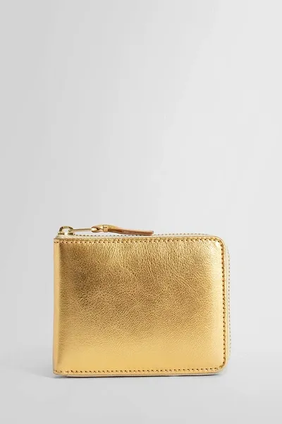 Comme Des Garçons Unisex Gold Wallets & Cardholders