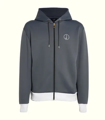 Dunhill Zip-up Hoodie In Grey