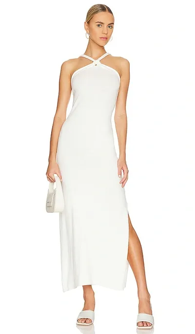 Bec & Bridge Maggie Knit Maxi Dress In Ivory