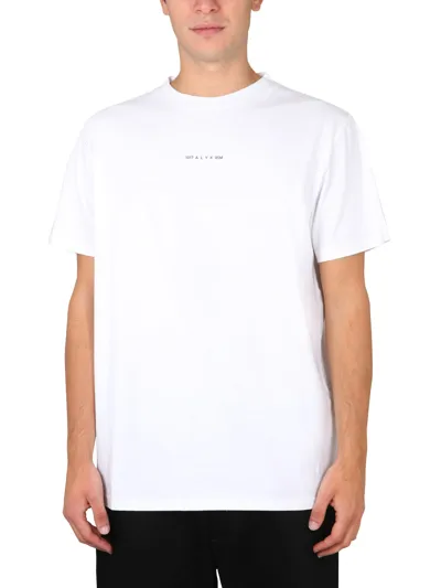 Alyx T-shirt Con Stampa Logo In White