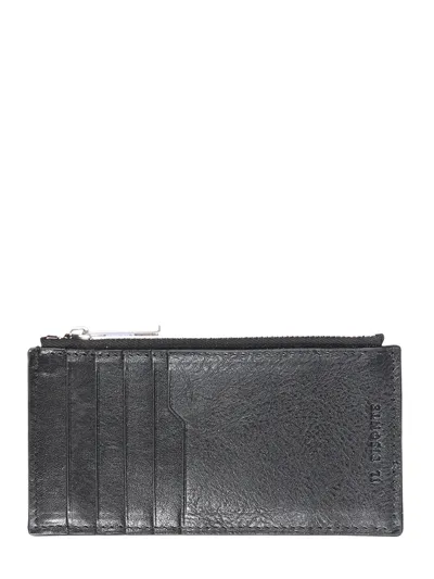 Il Bisonte Fictive Vertical Wallet In Black