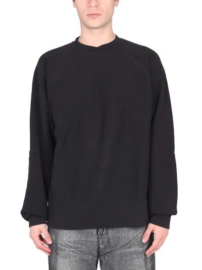 Engineered Garments Crewneck Sweatshirt In Black