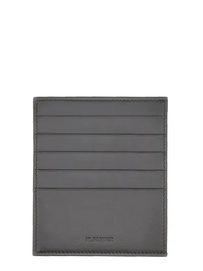 Jil Sander Card Holder With Logo In Black